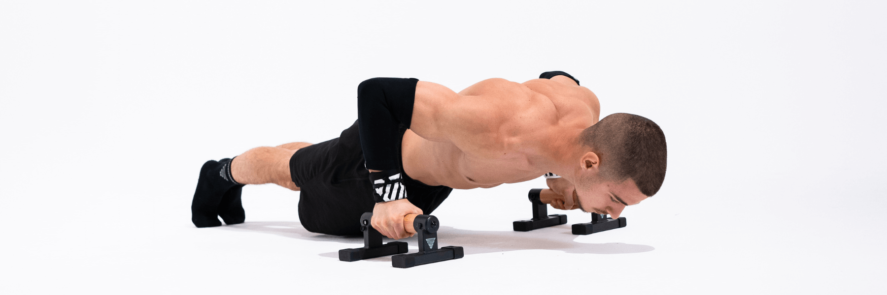 Selecware Calisthenics Equipment Push-upgrepen, antislip handgrepen, push- ups voor het oefenen van handstanden, parallette-uitrusting, gemaakt van stalen buizen met een draagvermogen van 150 kg