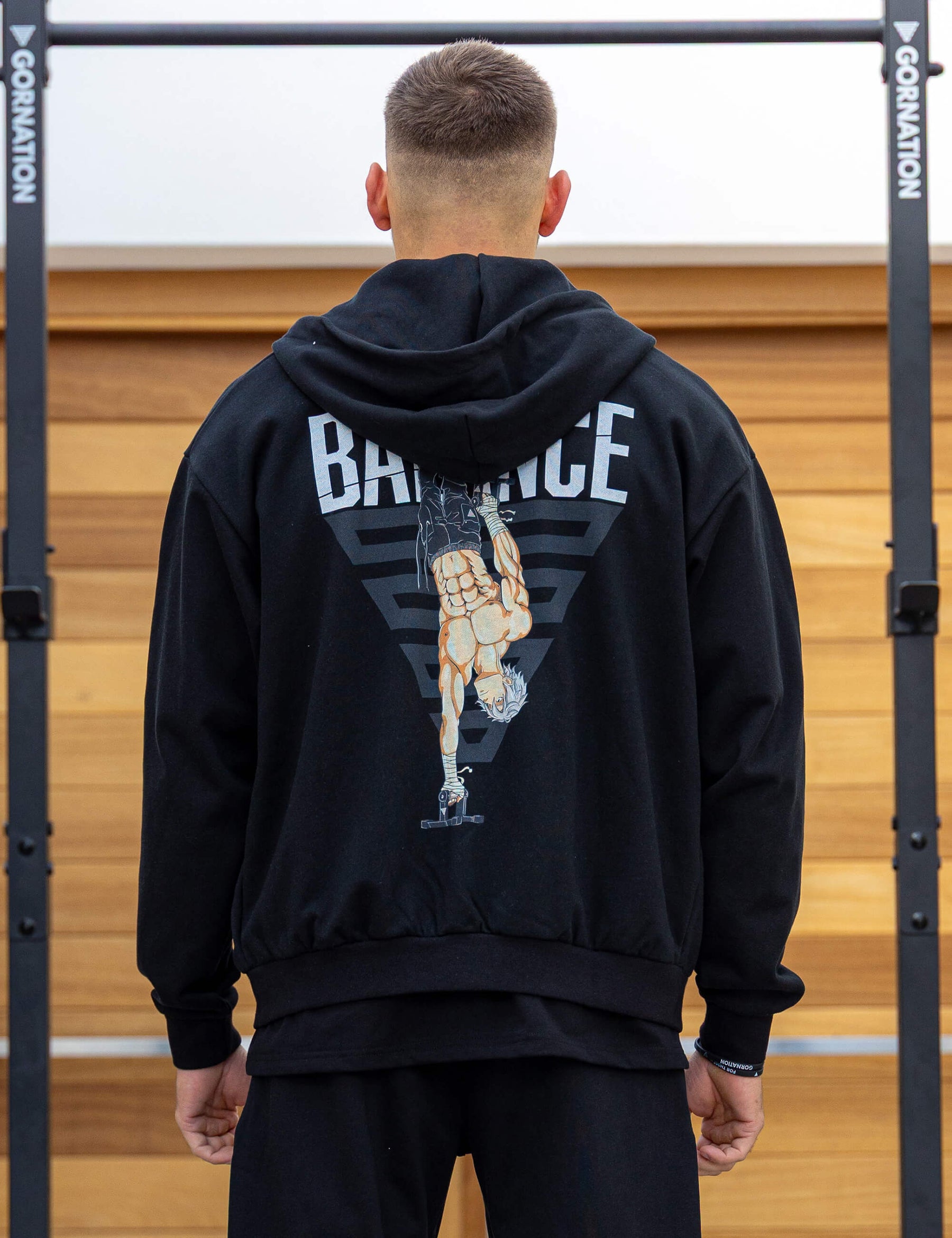 Felpa Oversize con Cerniera Anime Balance