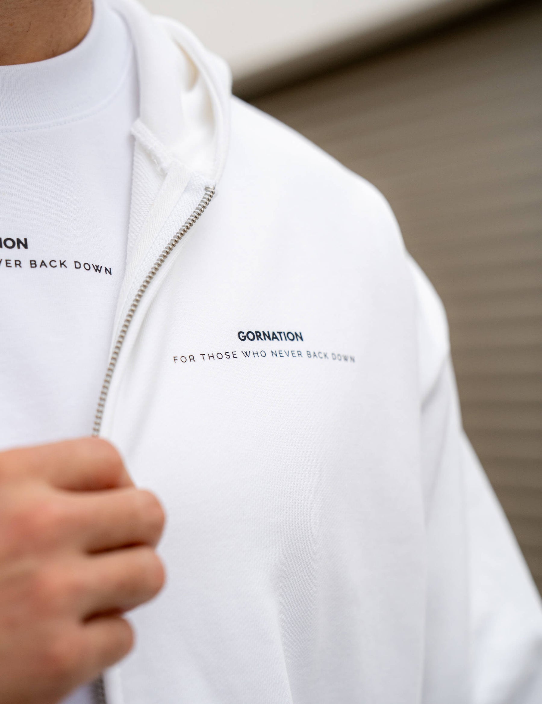 Felpa Oversize con Cerniera Anime Balance
