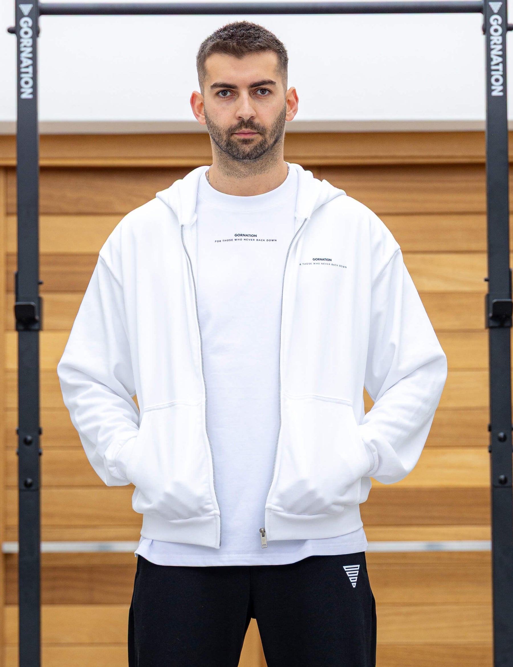 Felpa Oversize con Cerniera Anime Balance