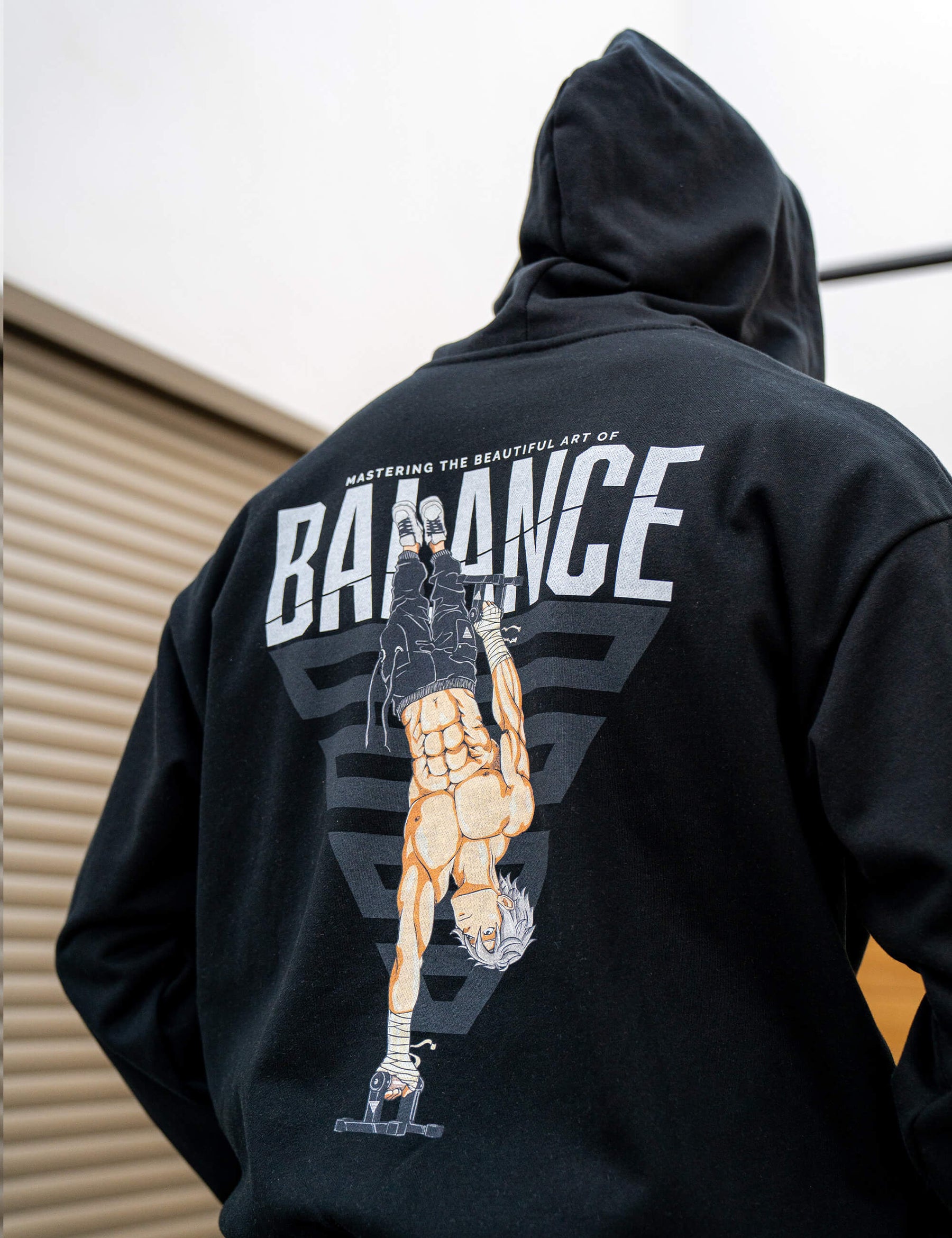 Felpa Oversize con Cerniera Anime Balance
