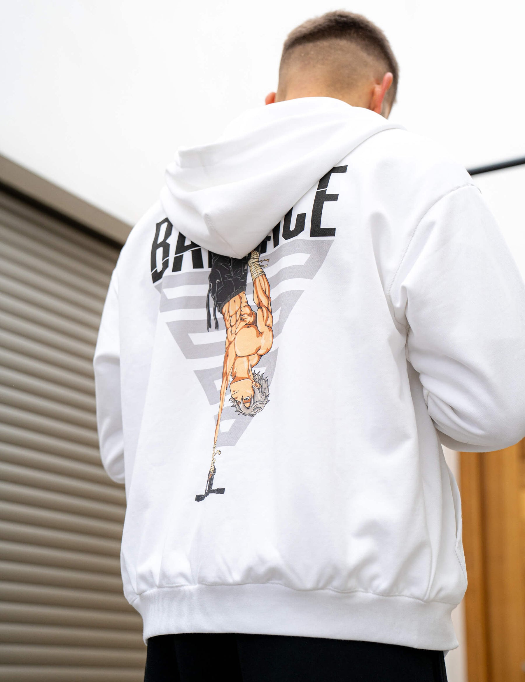 Felpa Oversize con Cerniera Anime Balance