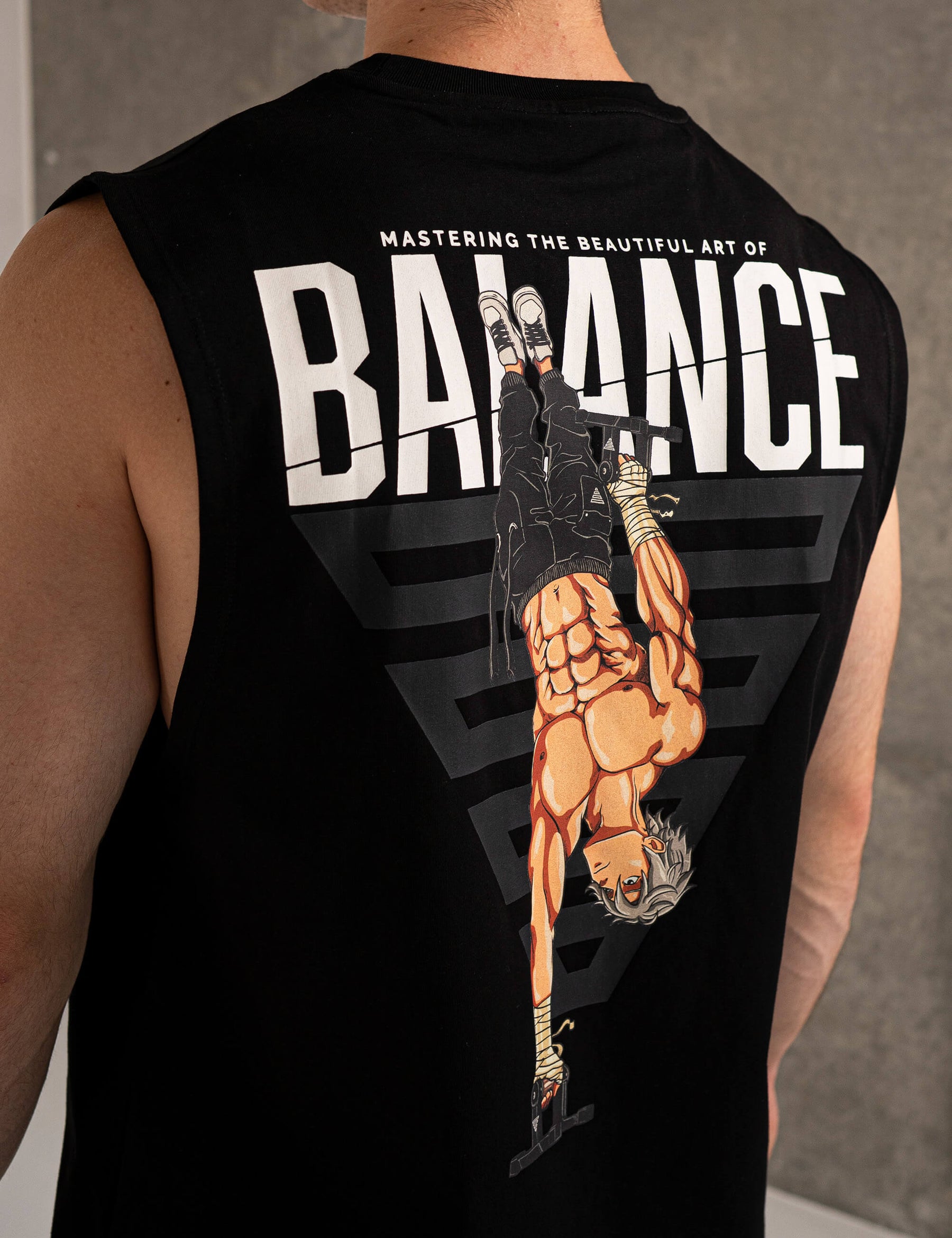Anime Oversized Tank Top Balance Herren | GORNATION