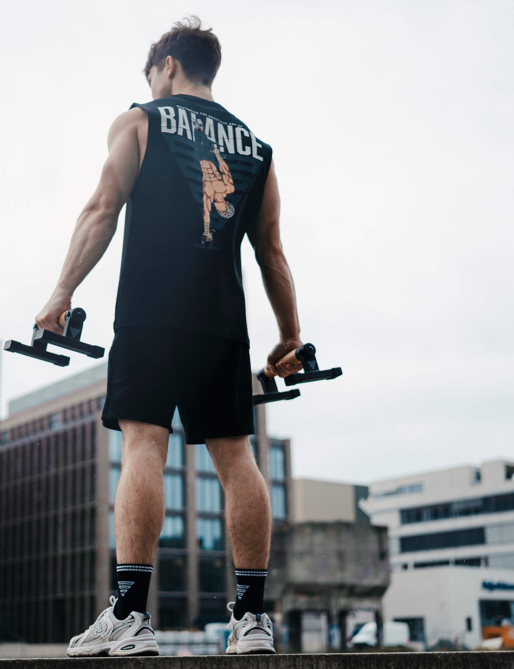 Anime Oversized Tank Top Balance Herren | GORNATION