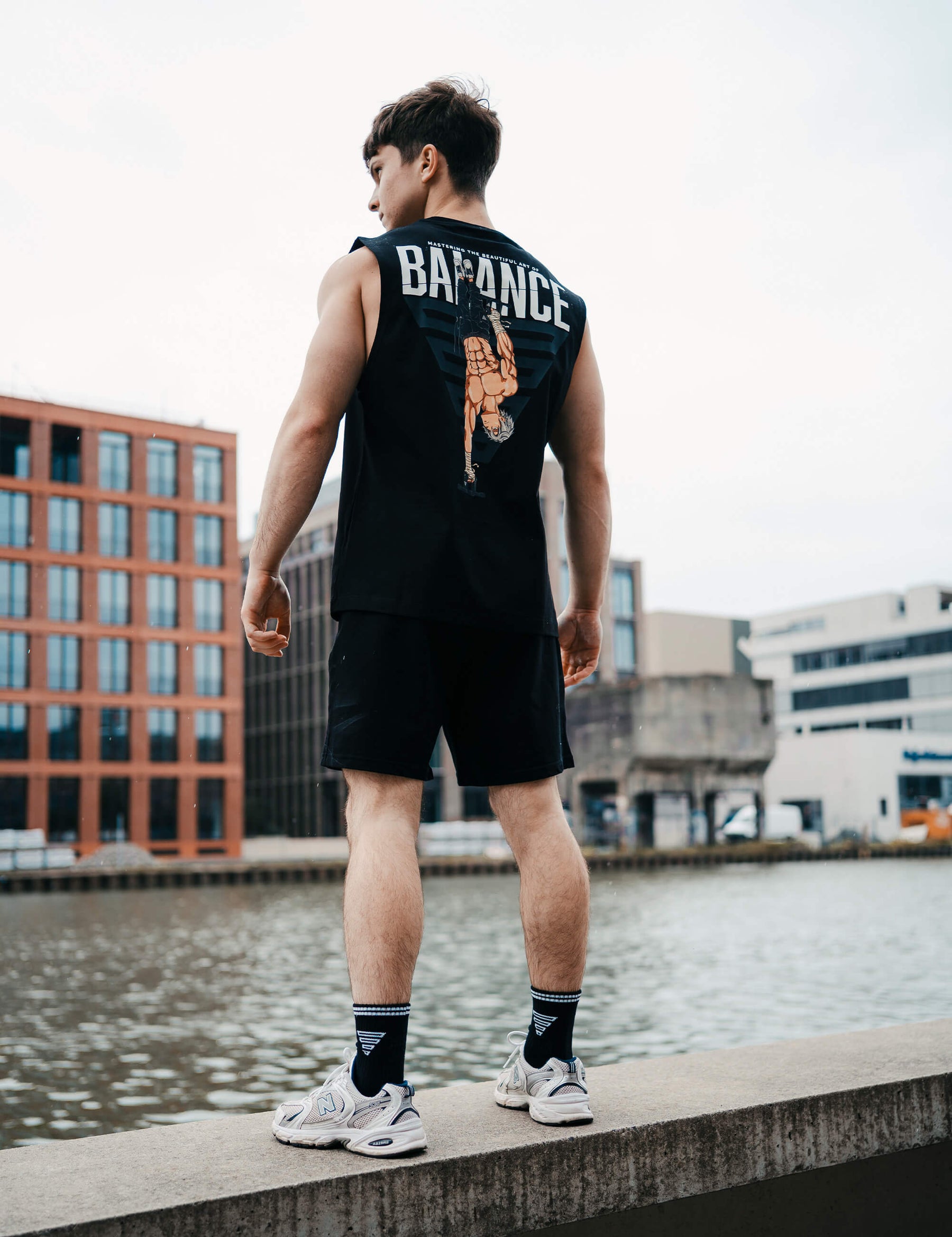 Anime Oversized Tank Top Balance Herren | GORNATION