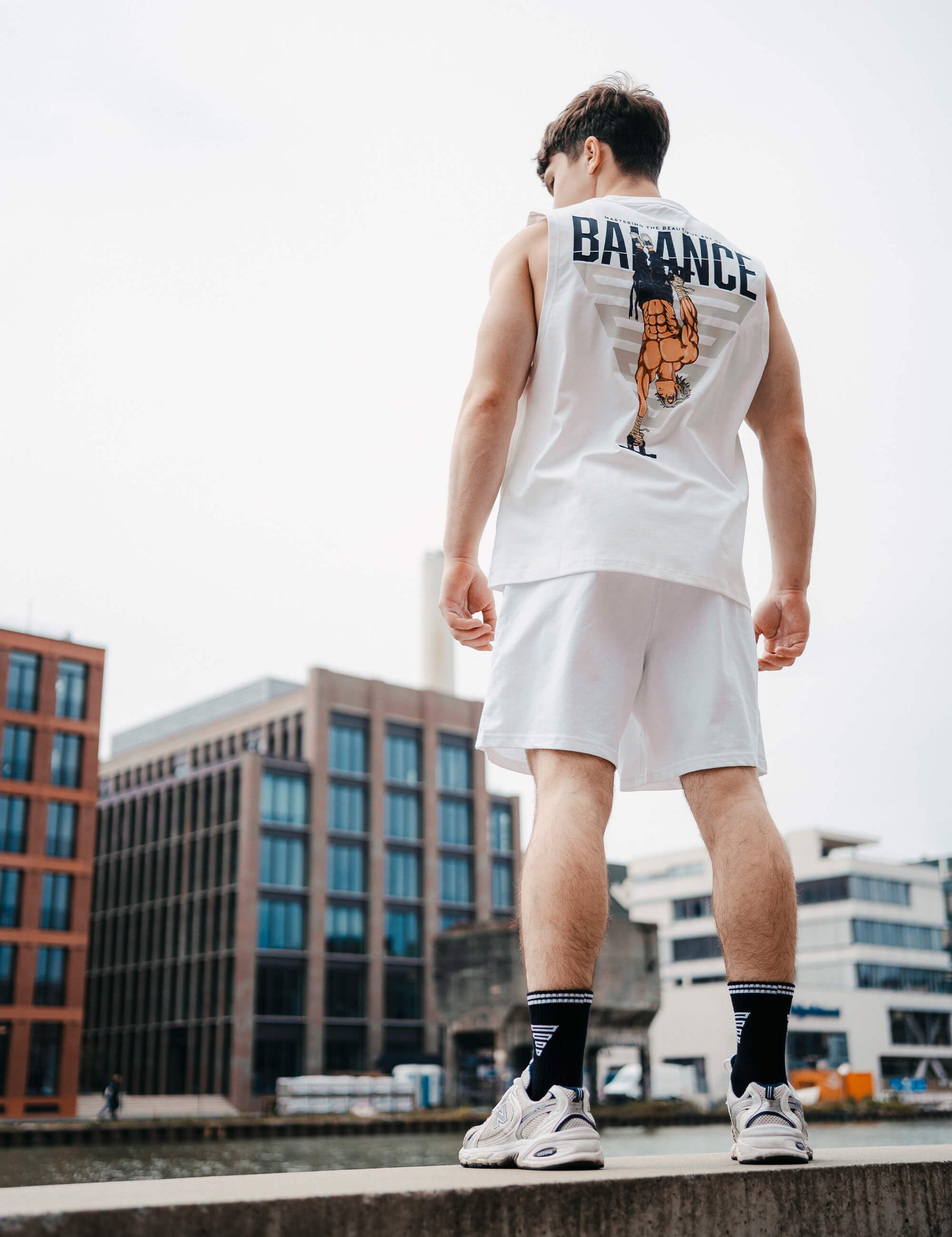 Anime Oversized Tank Top Balance Herren | GORNATION