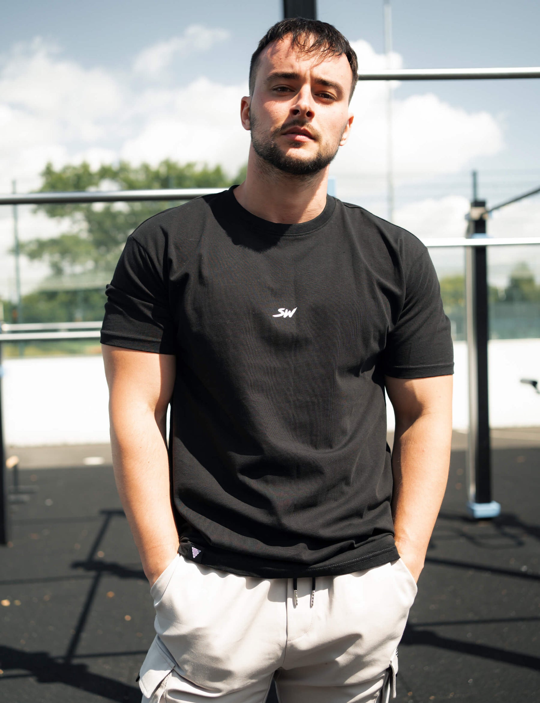 T-Shirt Street Workout Oversized Homme
