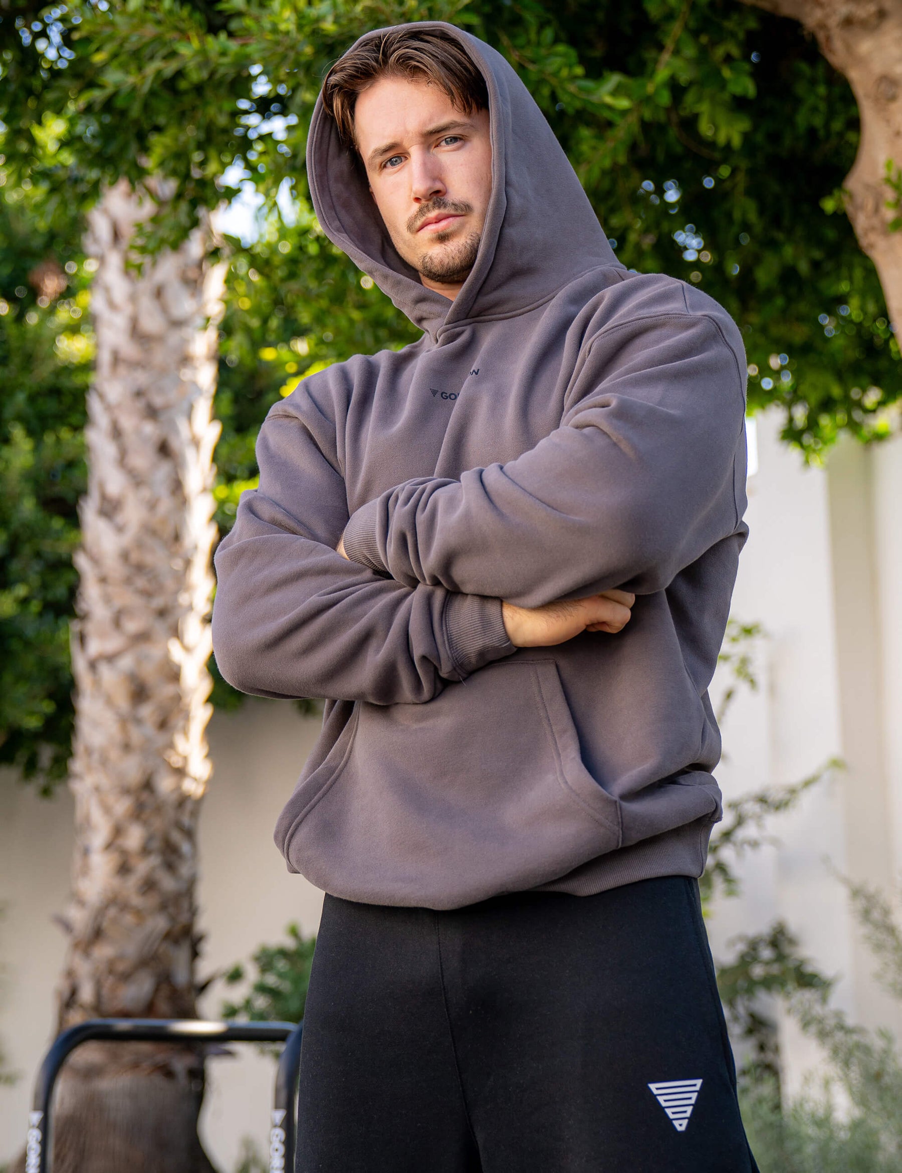 Felpa Oversized con Cappuccio Essential