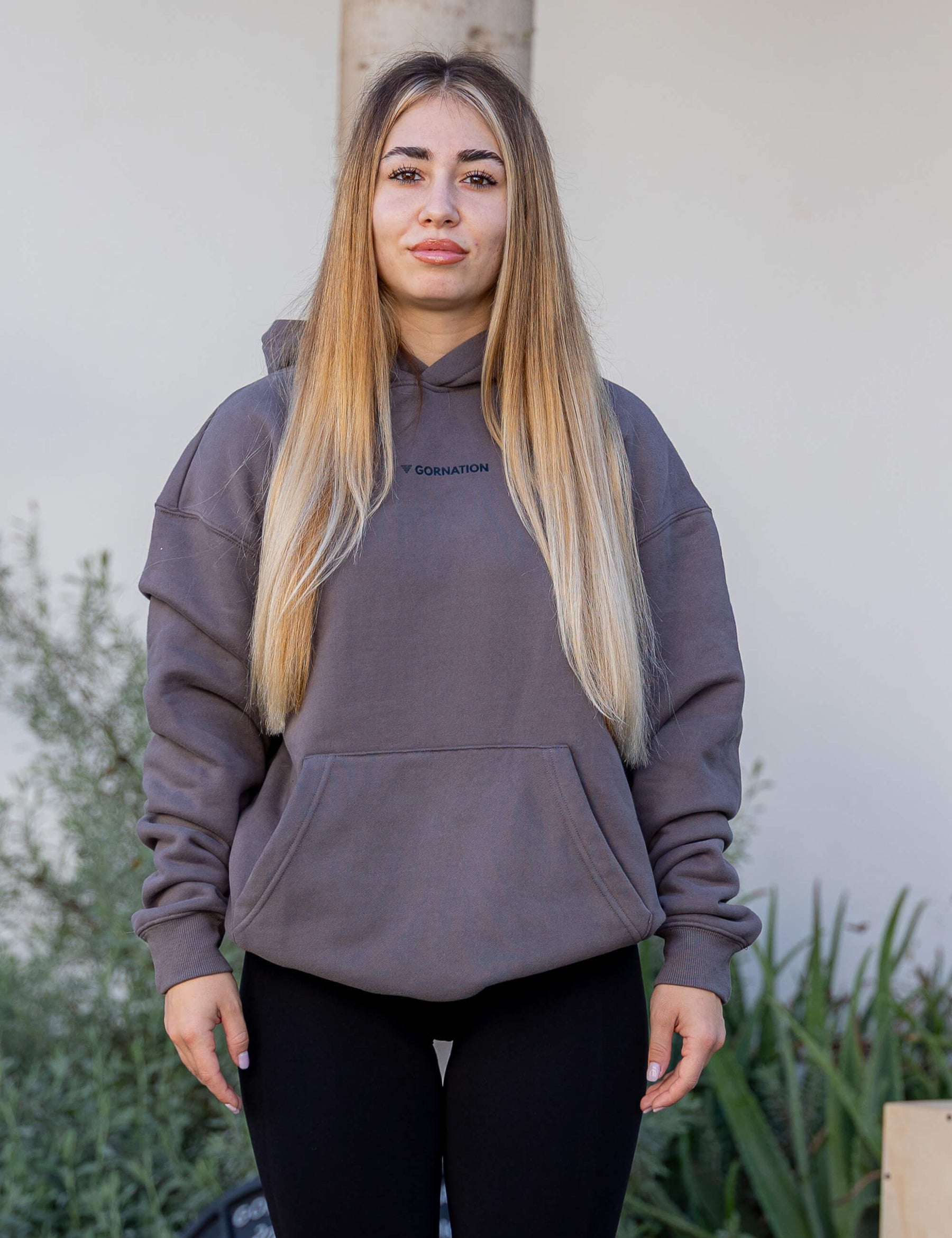 Felpa Oversized con Cappuccio Essential