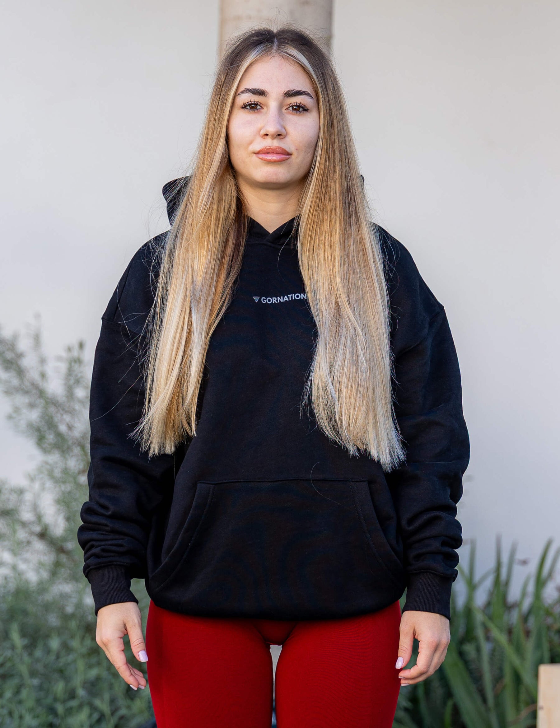 Felpa Oversized con Cappuccio Essential
