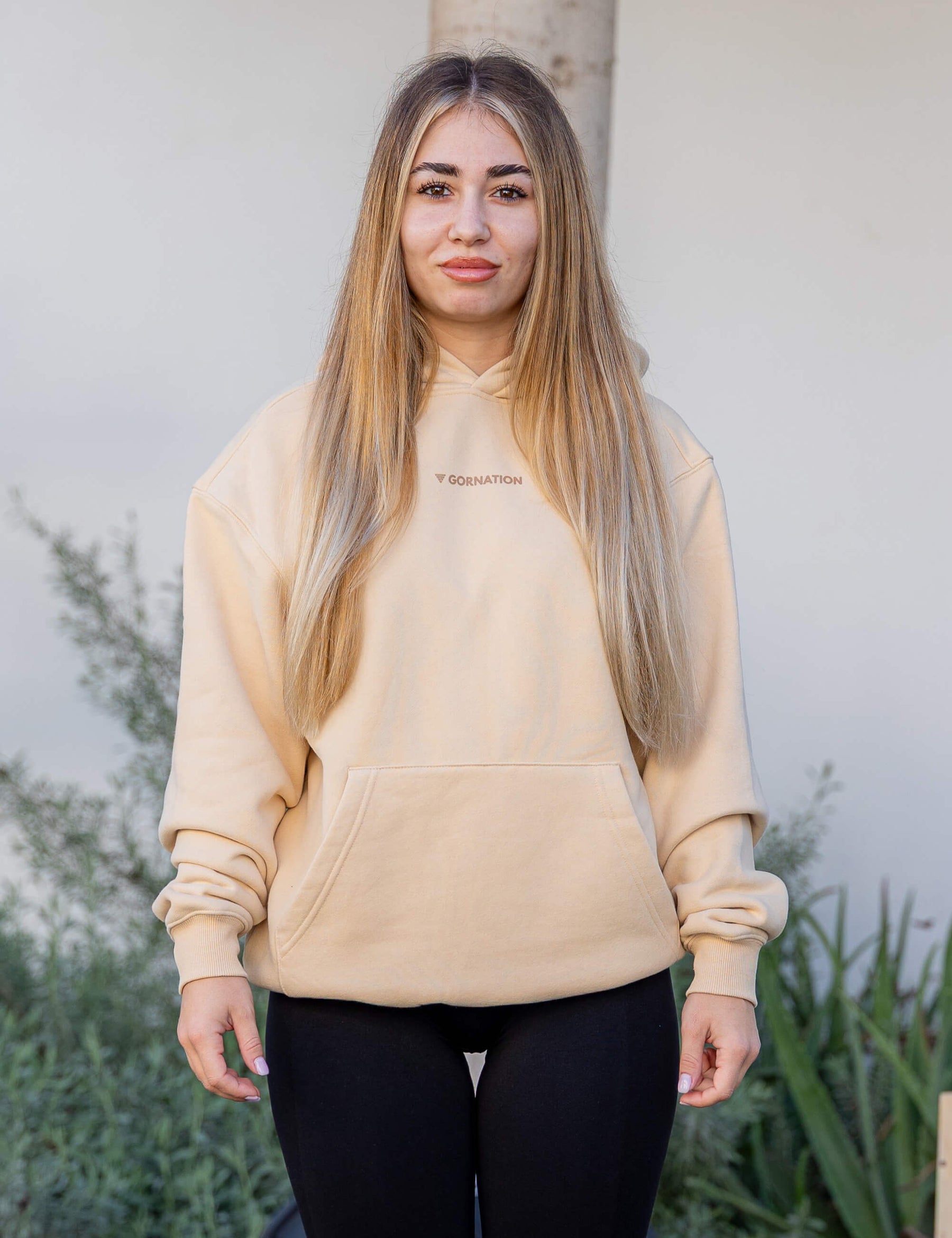 Felpa Oversized con Cappuccio Essential
