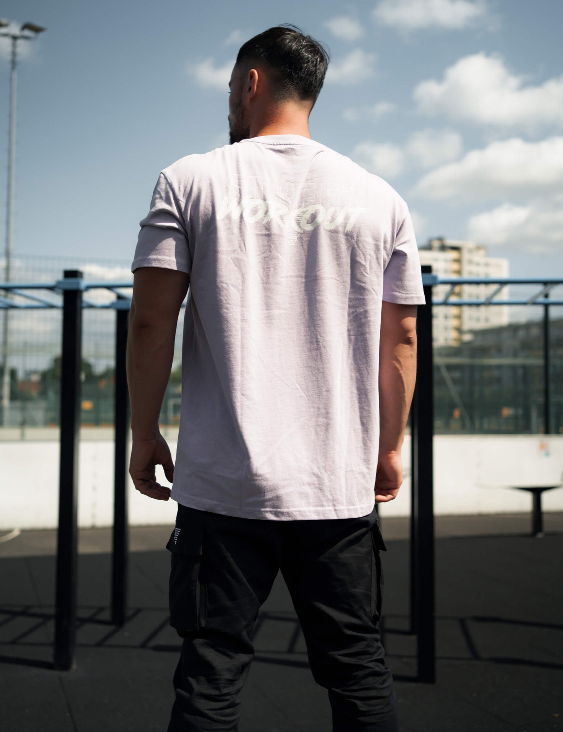 T-Shirt Street Workout Oversized Homme
