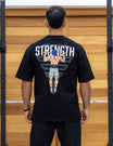 T-shirt Oversize Anime Strength