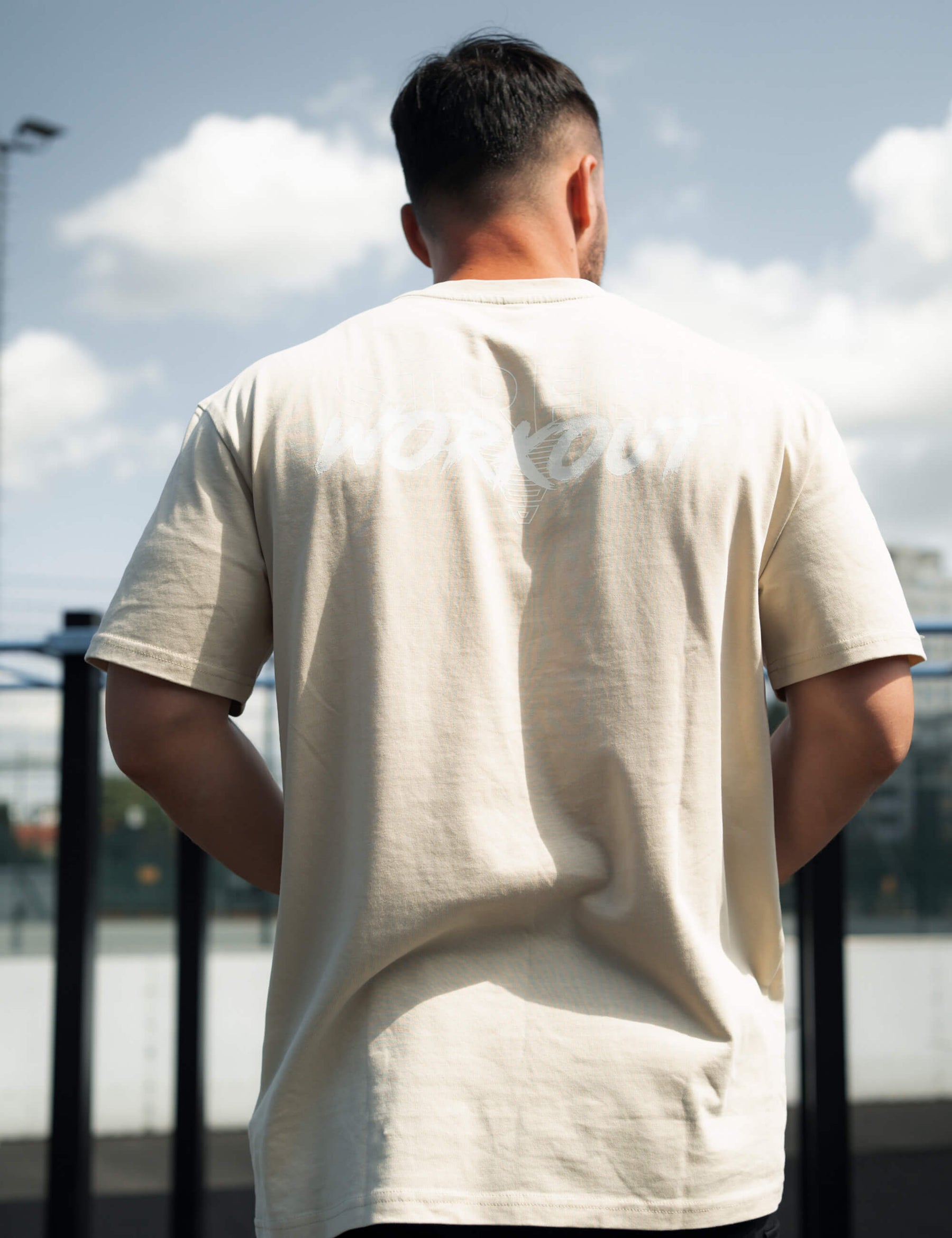 T-Shirt Street Workout Oversized Homme