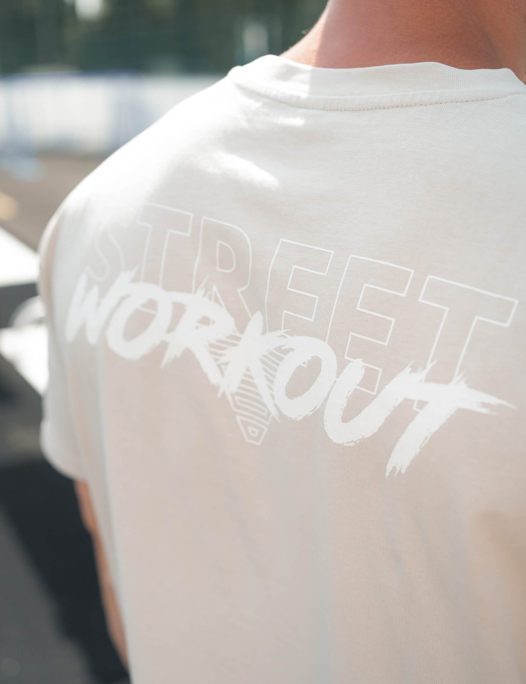 T-Shirt Street Workout Oversized Homme