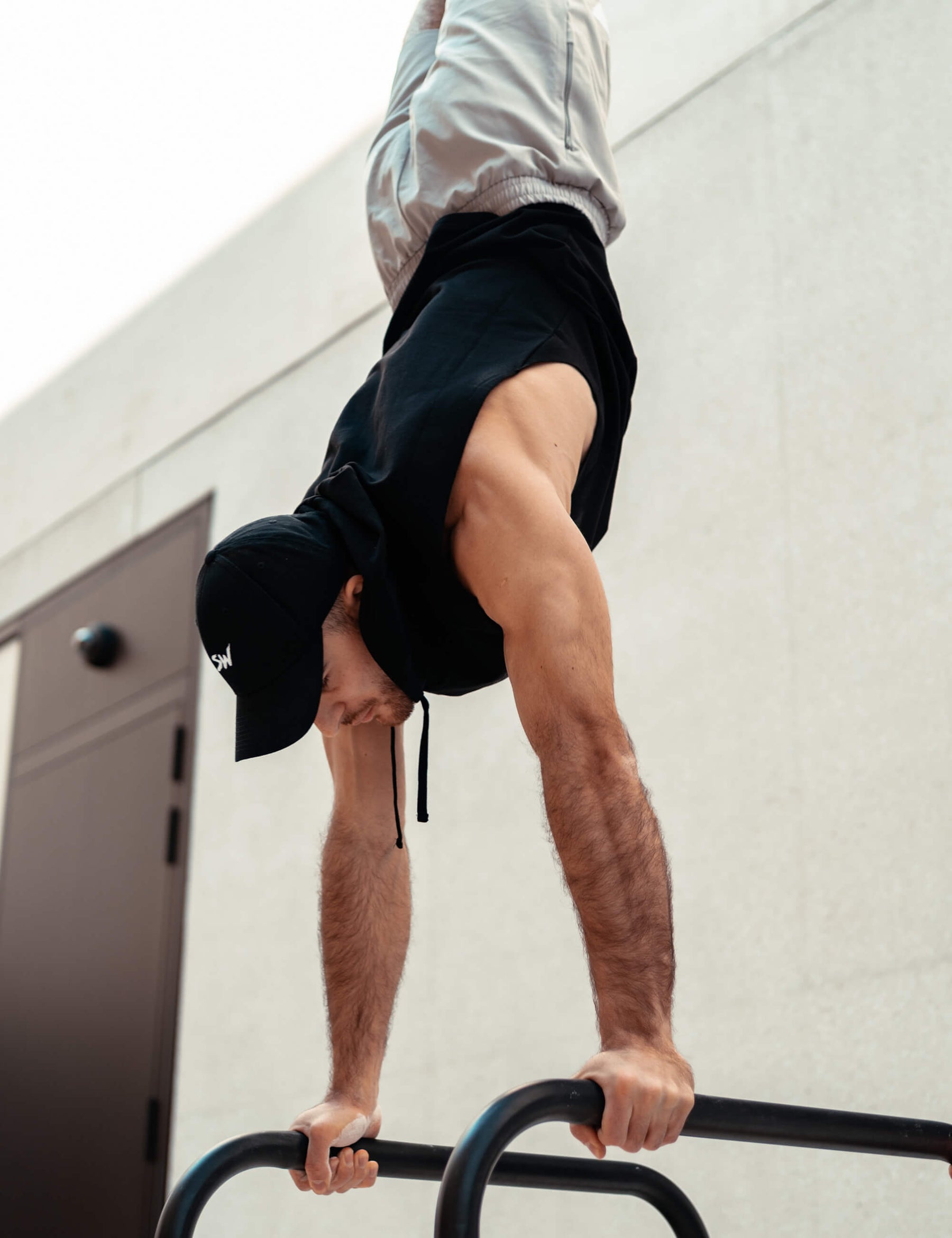 Felpa Senza Maniche Street Workout Uomo