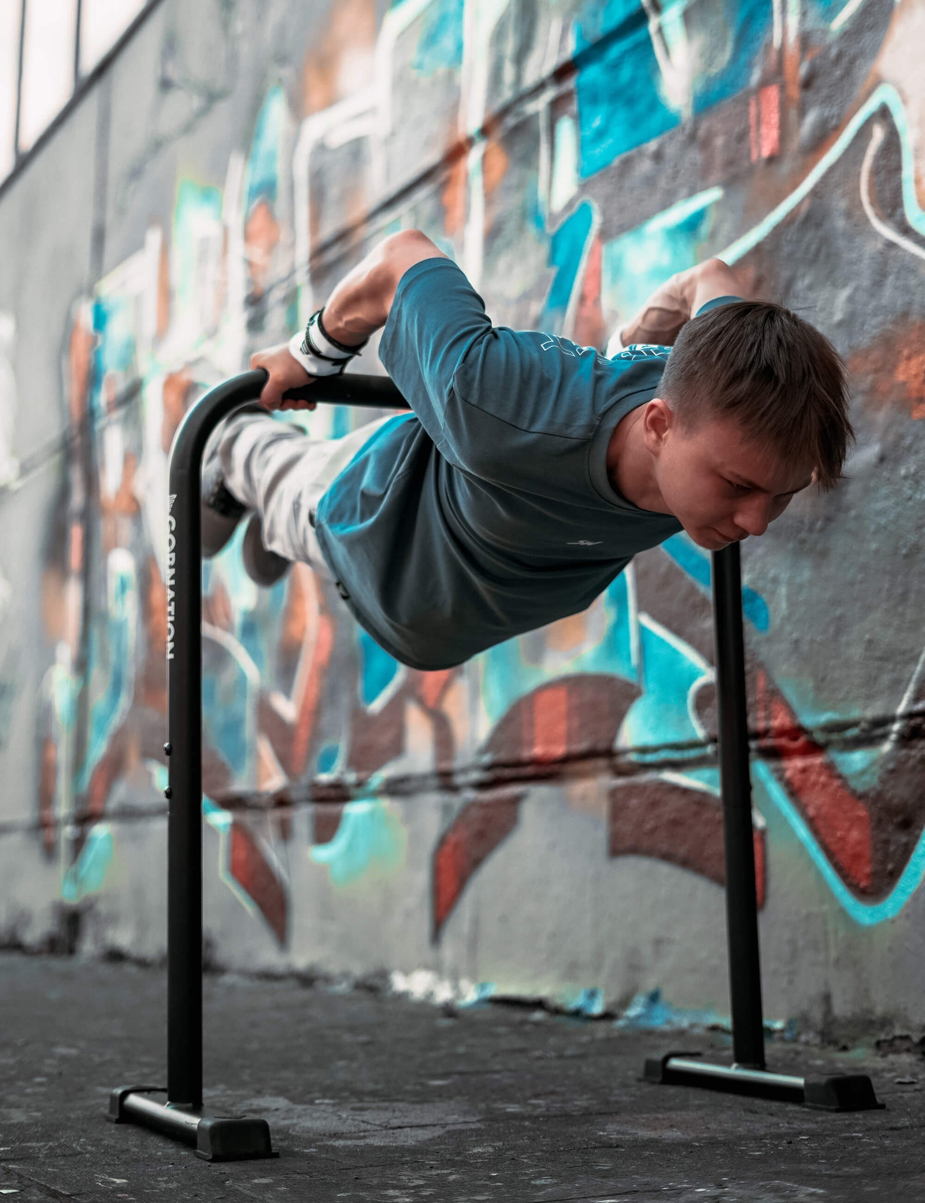 T-Shirt Street Workout Oversized Homme