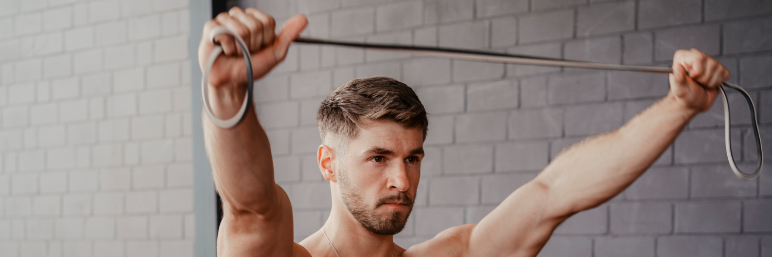 GORNATION athlete using a resistance band from GORNATION