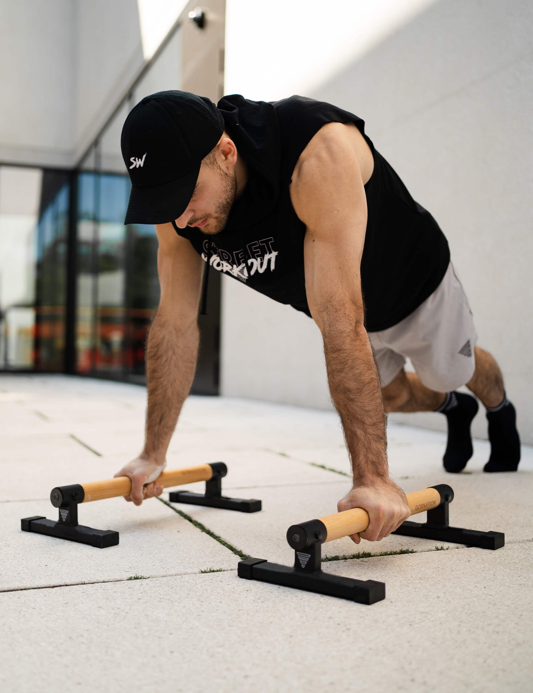 Parallettes Pro Low parallel bars for Calisthenics