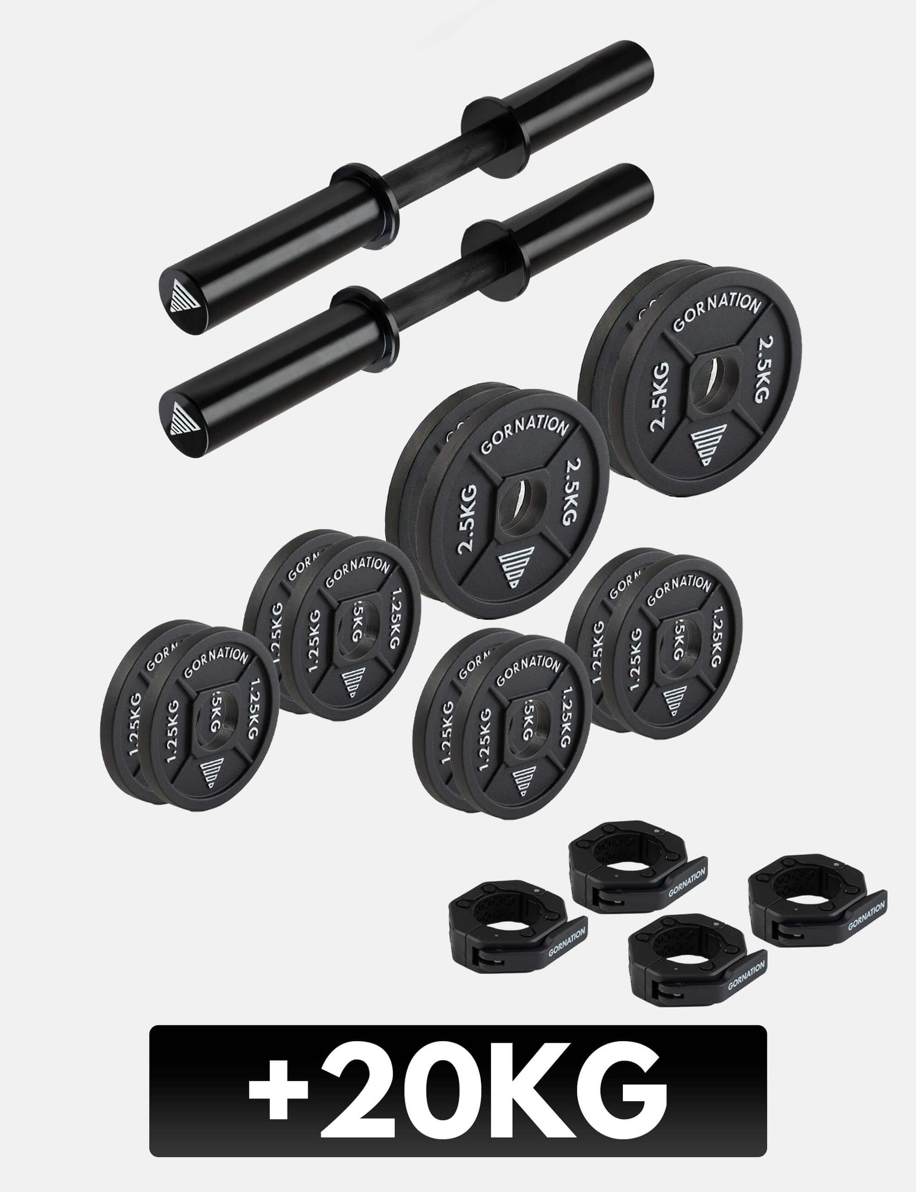 Dumbbell with Clips (Set of 2)