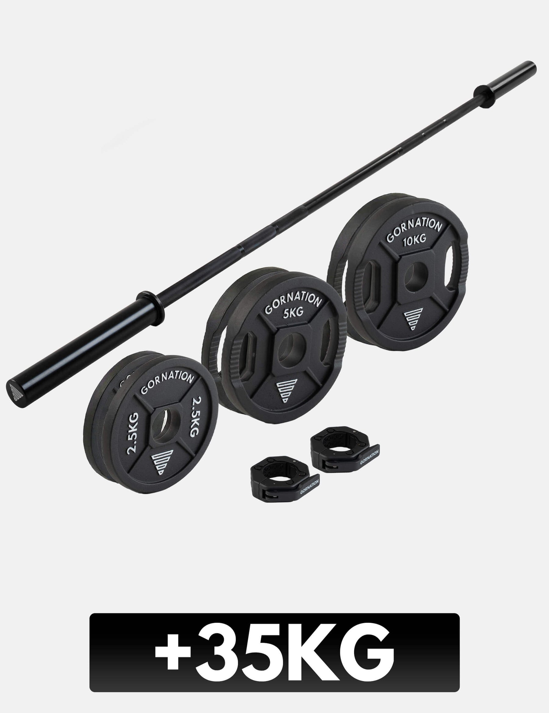 Langhantel mit Verschlüssen