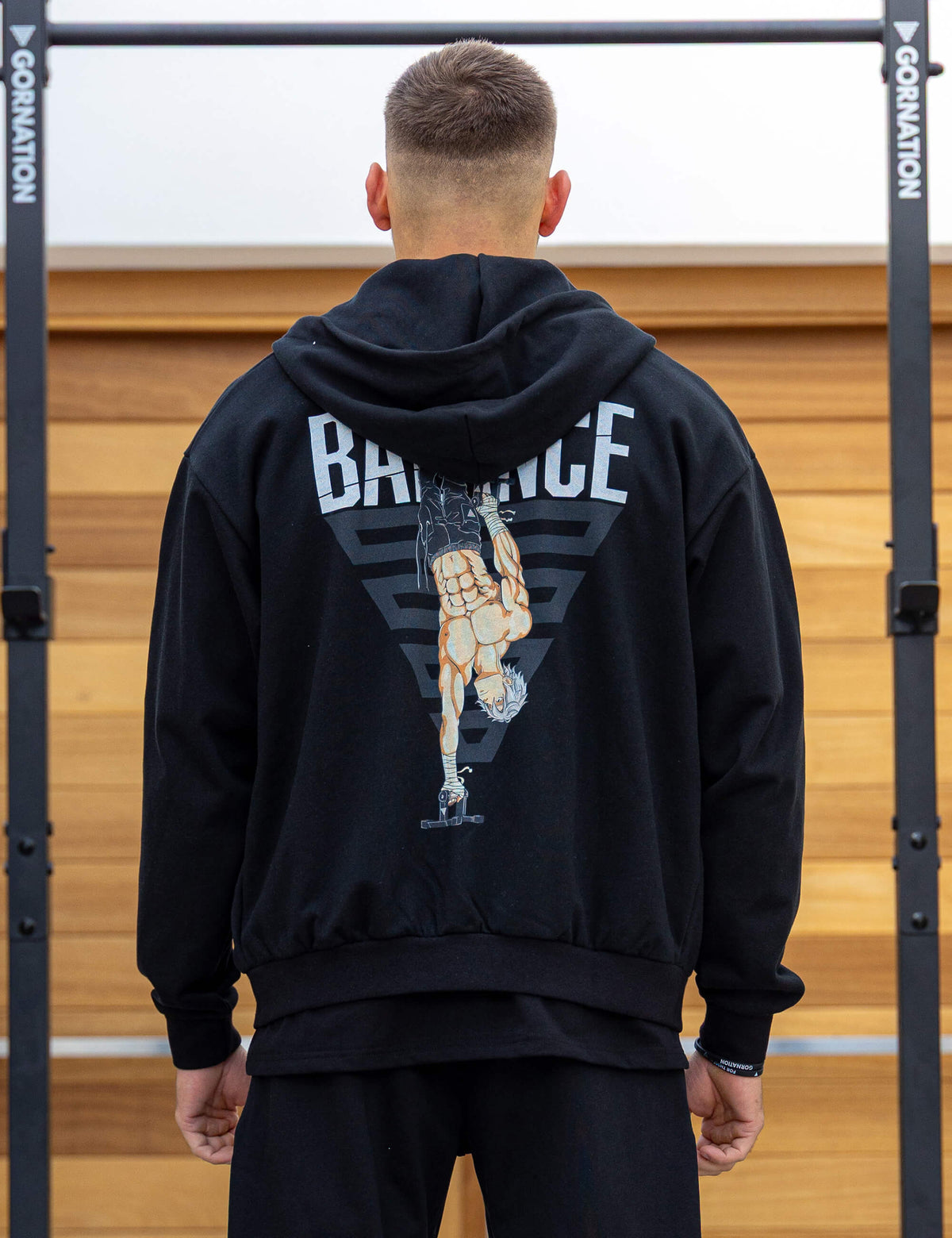 Felpa Oversize con Cerniera Anime Balance