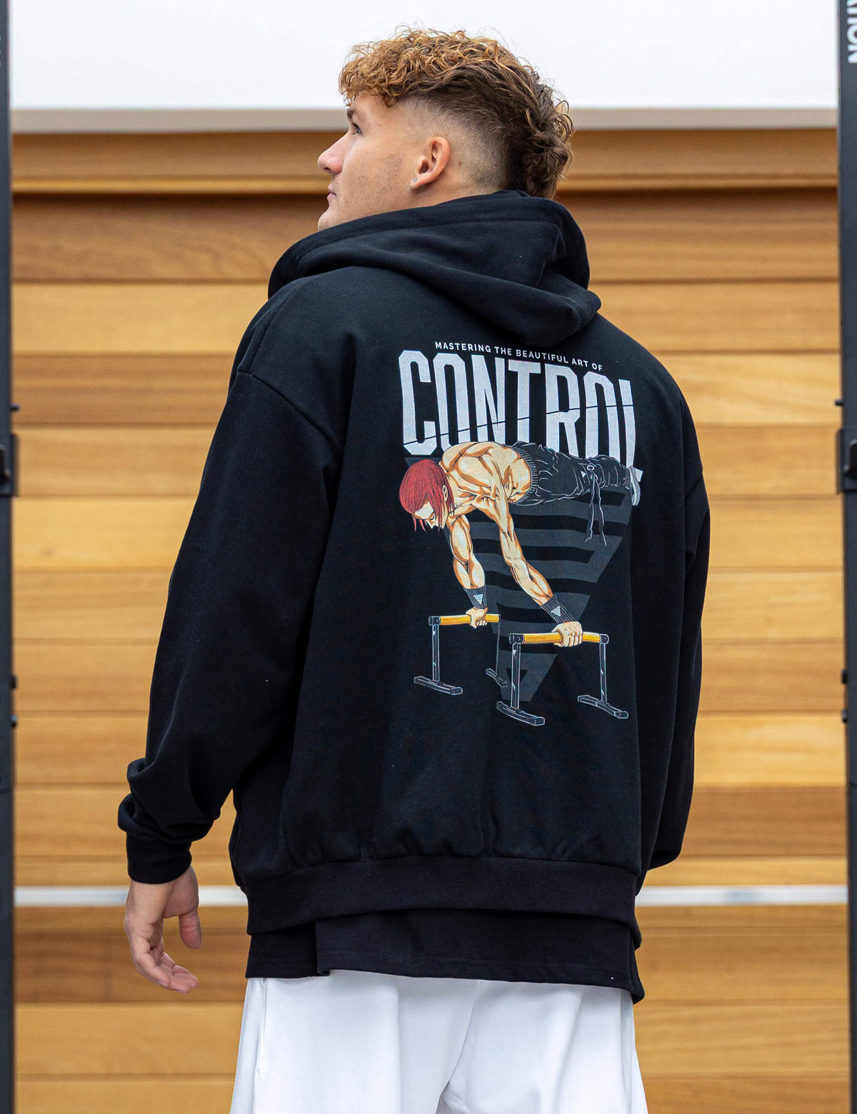 Felpa Oversize con Cerniera Anime Control