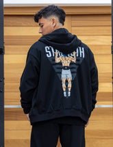 Veste Zippée Oversize Anime Strength