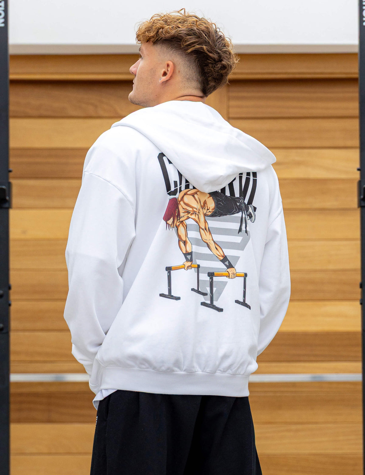 Felpa Oversize con Cerniera Anime Control