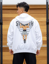 Anime Oversized Zip Jacket Strength