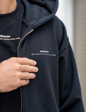 Felpa Oversize con Cerniera Anime Control