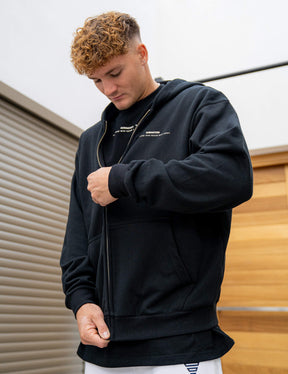 Felpa Oversize con Cerniera Anime Control
