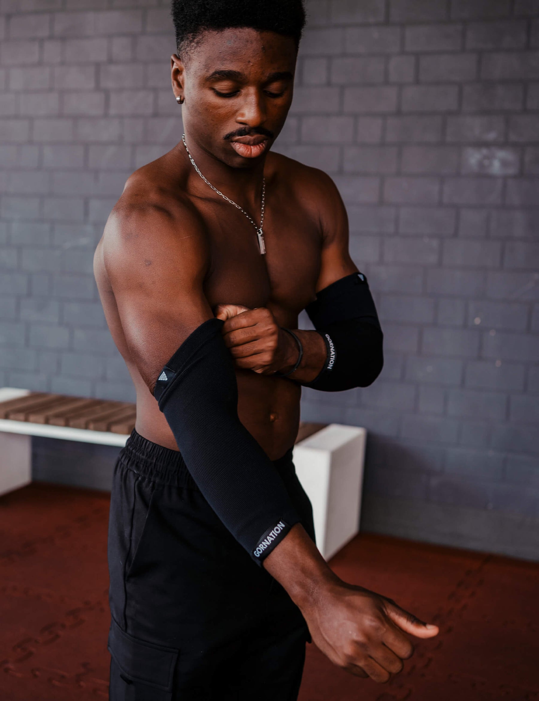 Coudières Musculation MuscleForge - Sangles Élastiques Avec Velcro Pour Stabilisation Et Protection