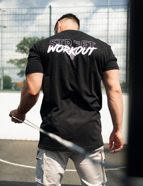 T-Shirt Street Workout Oversized Homme