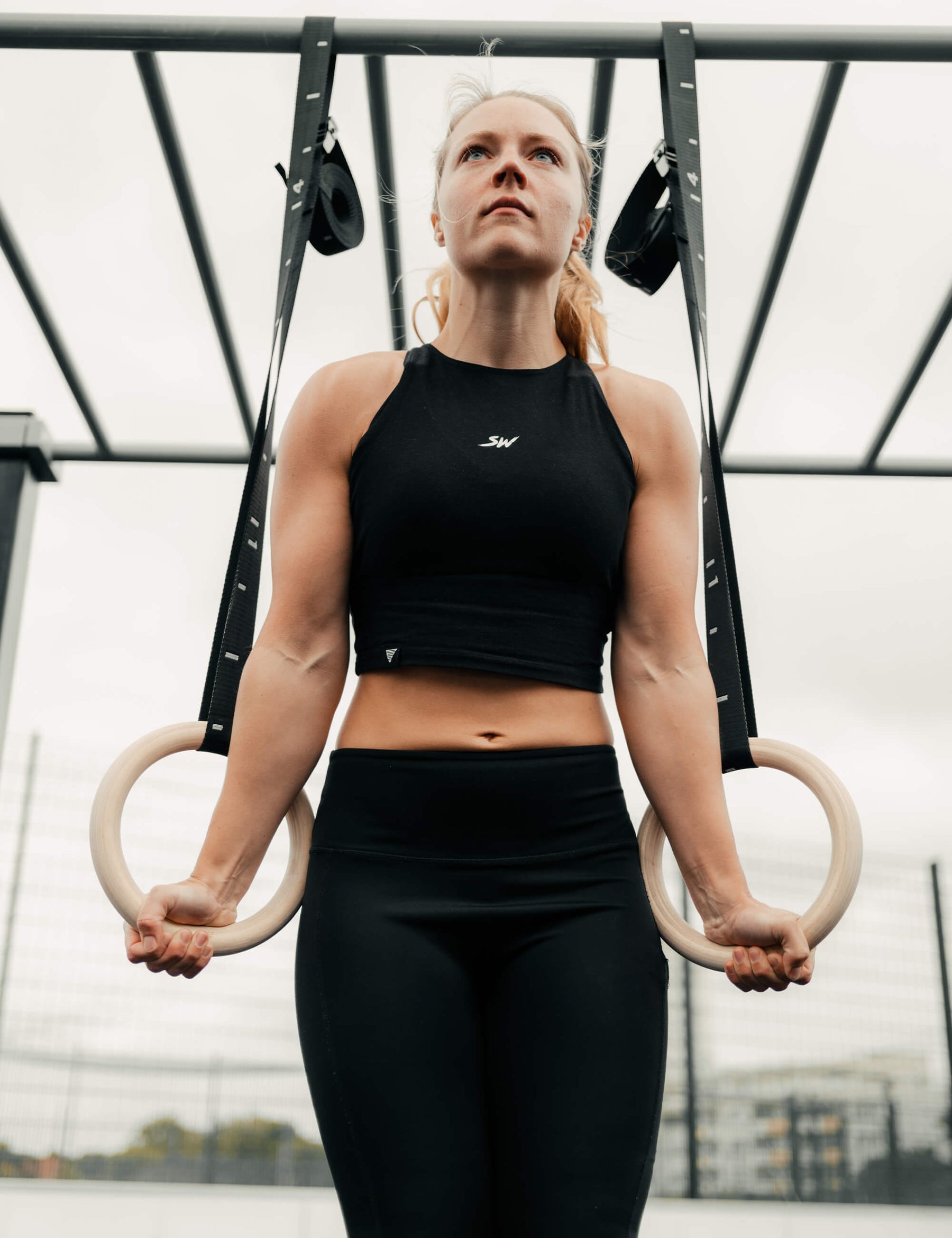 Workout Rings Set with Straps