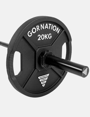 Langhantel mit Verschlüssen