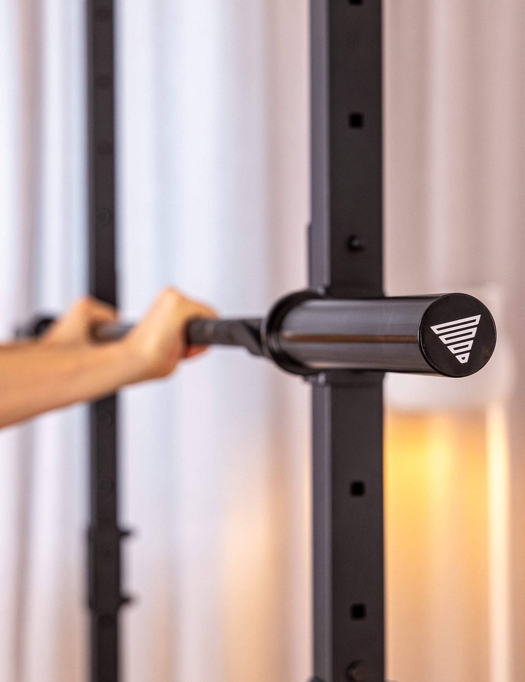 Langhantel mit Verschlüssen