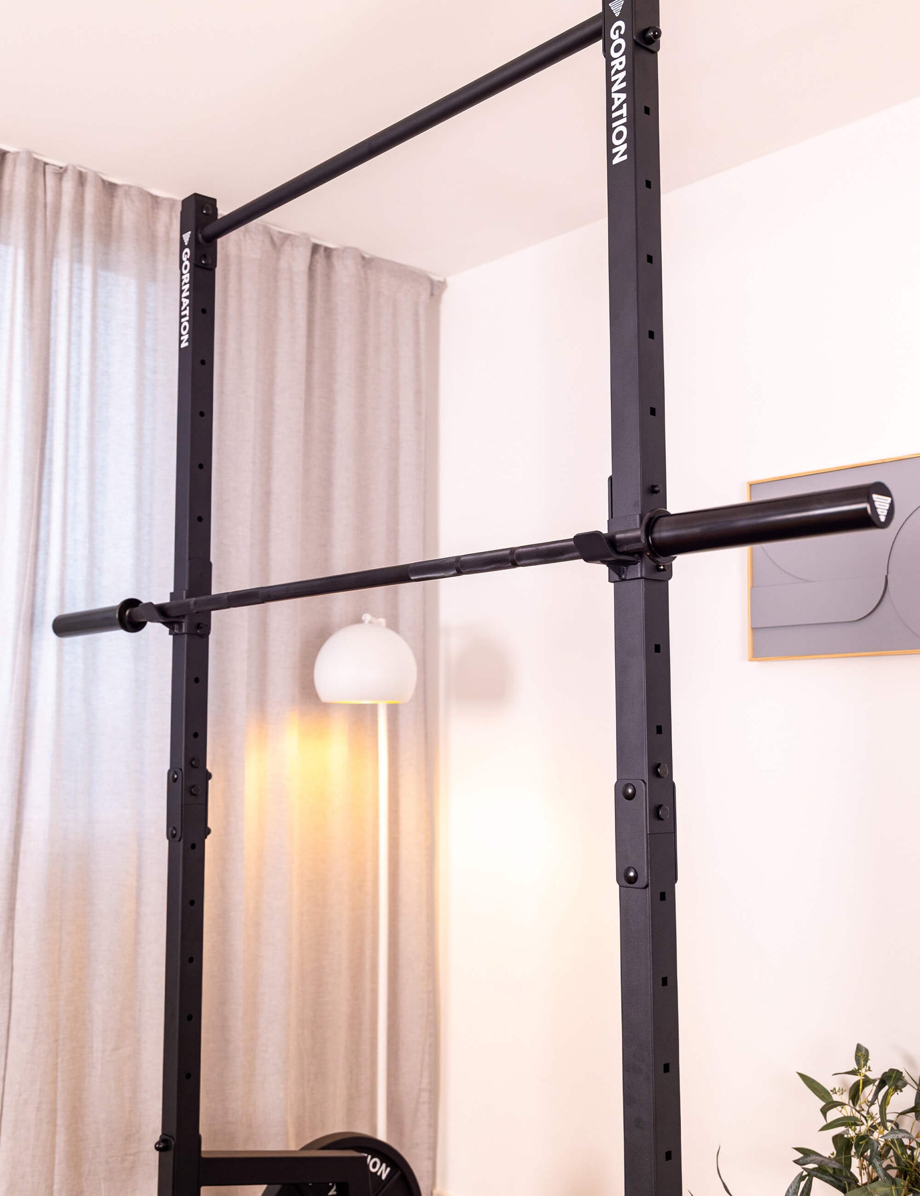 Langhantel mit Verschlüssen