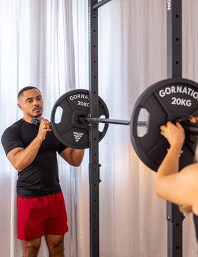 Langhantel mit Verschlüssen