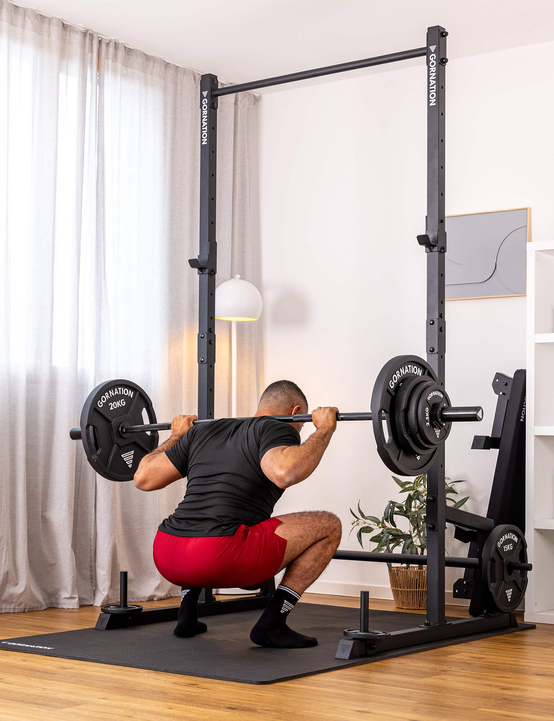 Langhantel mit Verschlüssen