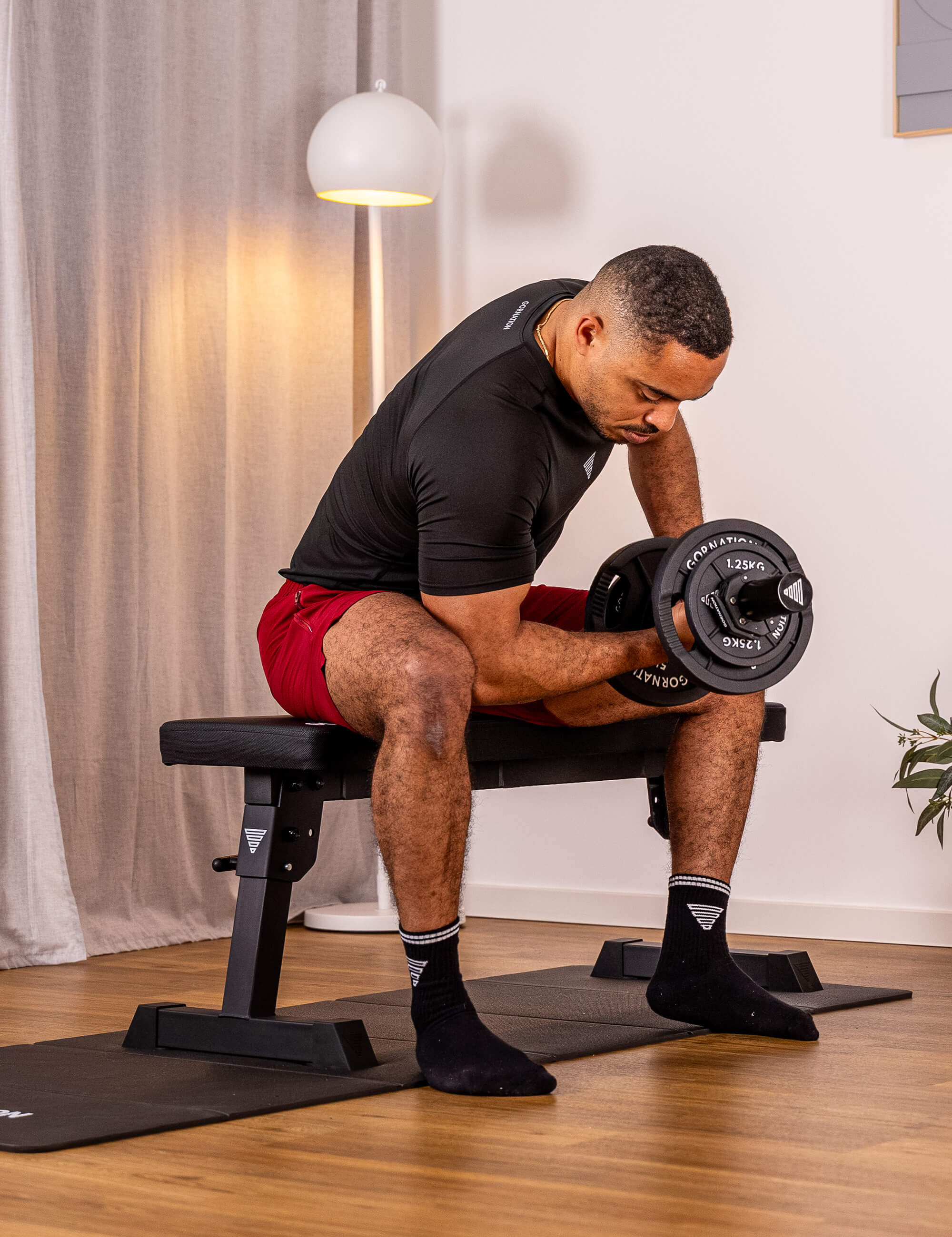 Dumbbell with Magnetic Clips for Home Workouts | GORNATION