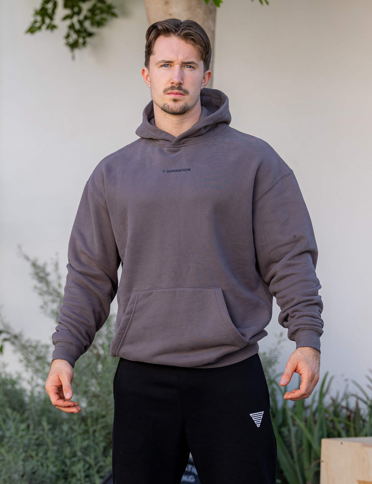 Felpa Oversized con Cappuccio Essential