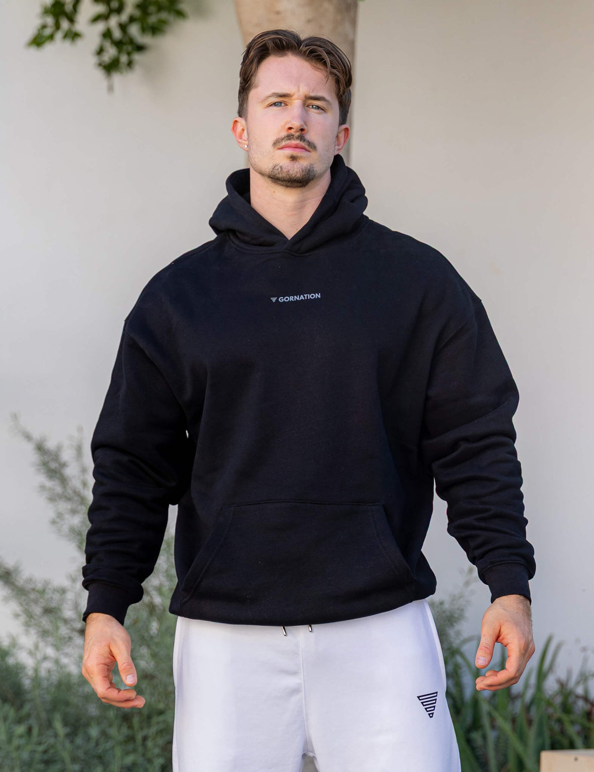 Felpa Oversized con Cappuccio Essential