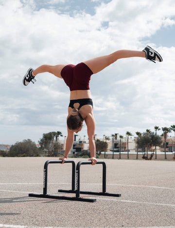 Parallettes In Metallo GORNATION - Barre Per Calisthenics, L-Sits, Handstand Con Grip Antiscivolo - Foto 9