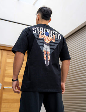Maglietta Anime Oversize Strength