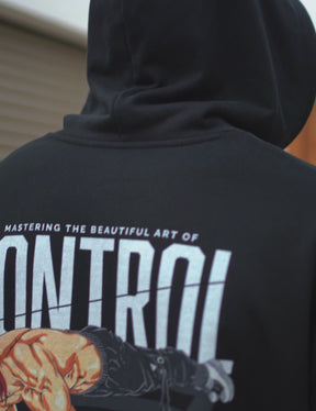 Felpa Oversize con Cerniera Anime Control