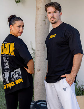 Maglietta Oversize Never Give Up (edizione limitata)