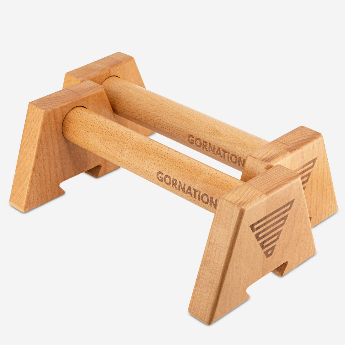 Wooden Parallettes | Calisthenics Mini Bars by GORNATION