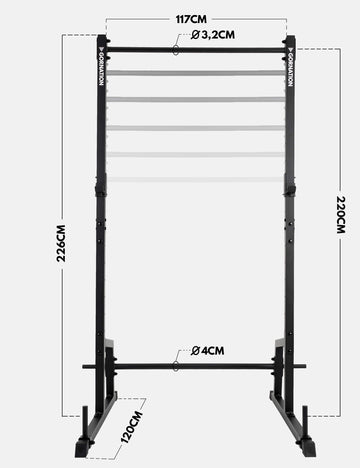 Premium Pull Up Station Calisthenics Equipment by GORNATION