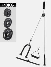 Parts of the GORNATION Pulley System for calisthenics and strength training